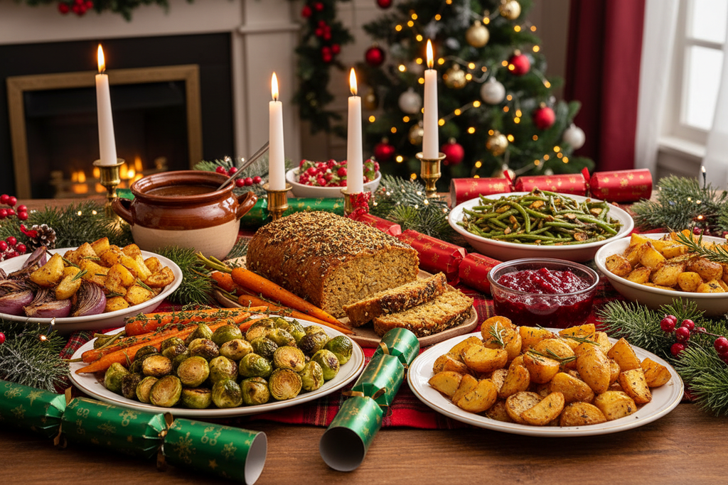 vegan Christmas dinner